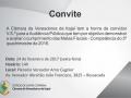 Convite Audiência Pública Metas Fiscais 3º Quadrimestre 2016